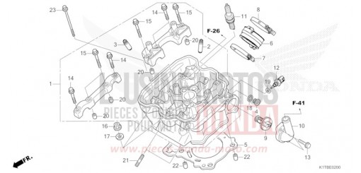 CYLINDER HEAD CRF300LAS de 2025